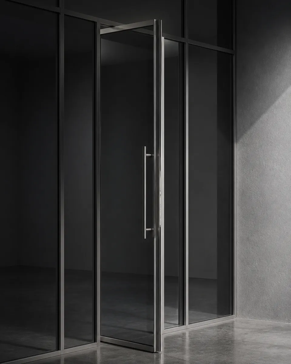 Aluminium doors