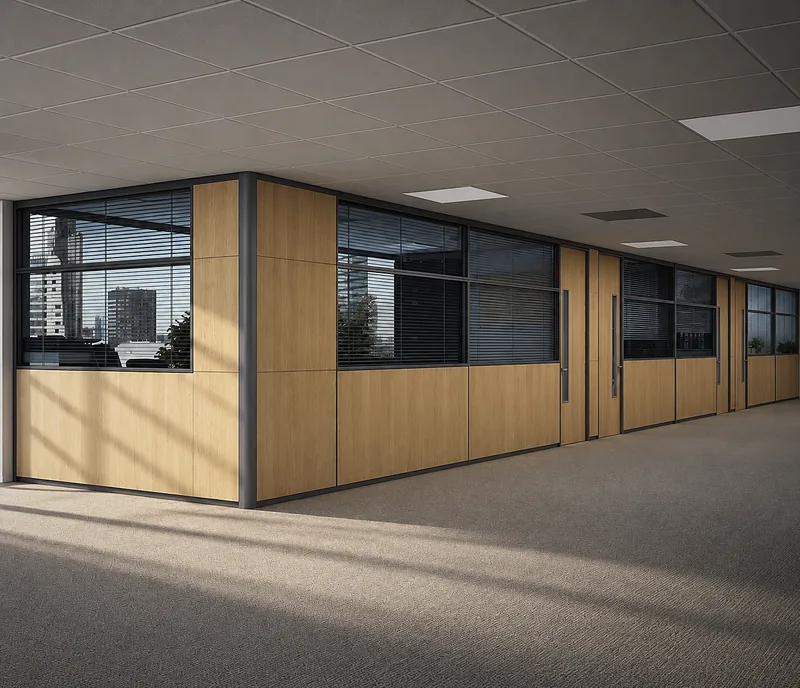 Fire-rated glazed systems on site
